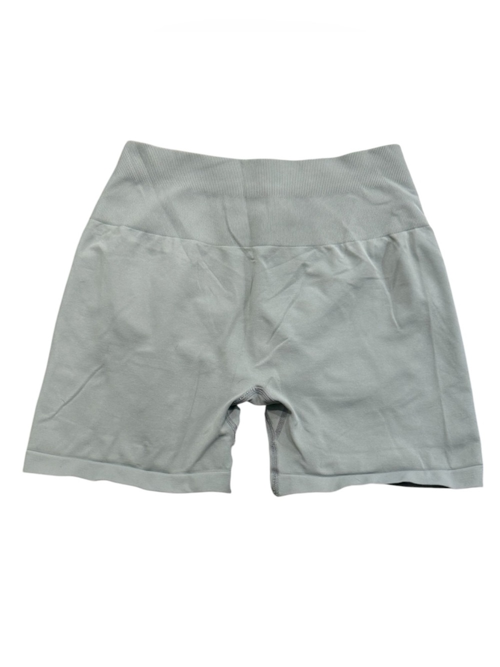 Aurola High-Waist Gray Seamless Women’s Shorts
